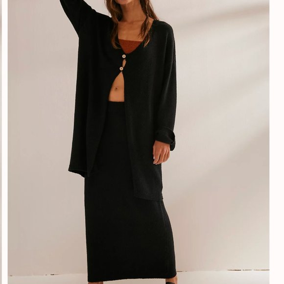 Free People Tamara Sweater Set - Black - Picture 3 of 5